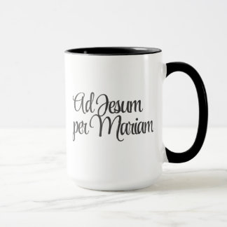 Ad Jesum per Mariam (Zu Jesus durch Maria) Kaffee Tasse