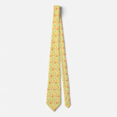 Ad Man Martini Foulard Yellow zweiseitig Krawatte (Vorderseite)