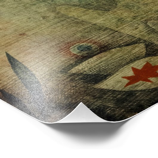 Ad marginem, On Edge by Paul Klee Fotodruck (Ecke)