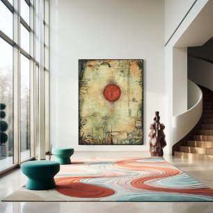 Ad Marginem von Paul Klee, Abstrakt Art Poster