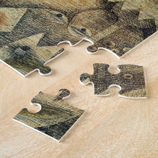 Ad Marginem von Paul Klee, Abstrakt Art Puzzle (Seite)