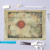 Ad Marginem von Paul Klee, Abstrakt Art Seidenpapier (Handwerk)