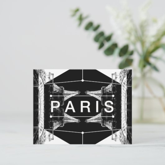 AD Paris Kaleidoskop Postkarte (Stehend Vorderseite)