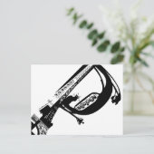 AD Paris Noir Postkarte (Stehend Vorderseite)