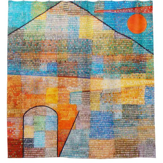 Ad Parnassum, Paul Klee Duschvorhang (Vorderseite)