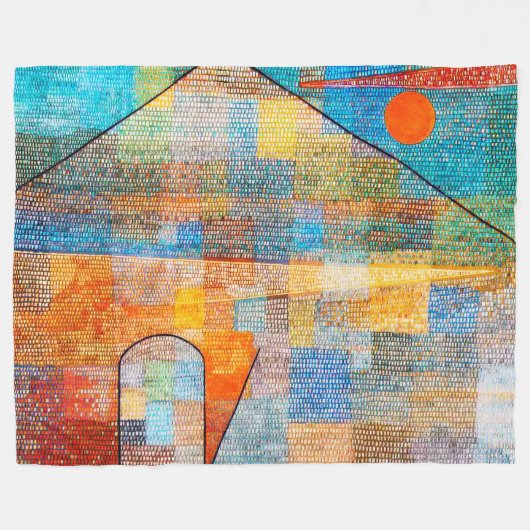 Ad Parnassum, Paul Klee Fleecedecke (Vorderseite (Horizontal))