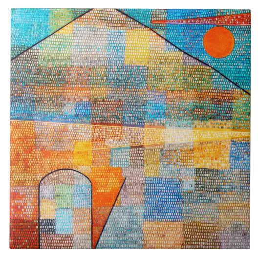 Ad Parnassum, Paul Klee Fliese (Vorderseite)