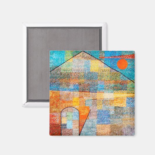 Ad Parnassum, Paul Klee Magnet (Vorderseite/Rückseite)