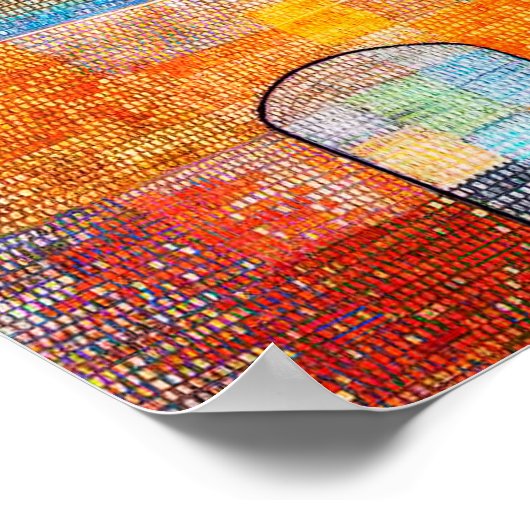 Ad Parnassum, Paul Klee Poster (Ecke)