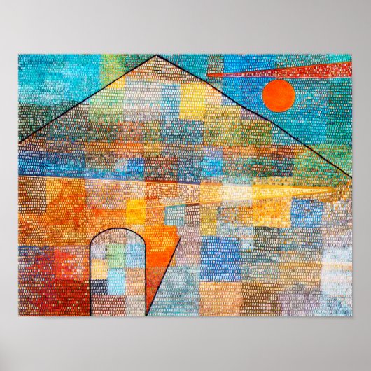 Ad Parnassum, Paul Klee Poster (Vorne)