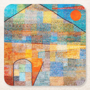 Ad Parnassum, Paul Klee Rechteckiger Pappuntersetzer