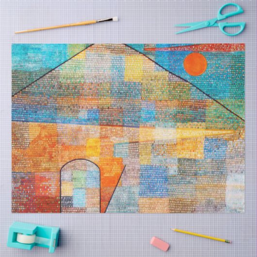Ad Parnassum, Paul Klee Seidenpapier (Basteln)