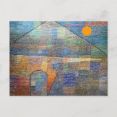 Ad Parnassum von Paul Klee, Abstrakte Kunst Postkarte (Vorderseite)
