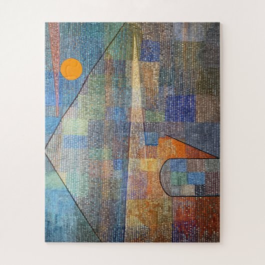 Ad Parnassum von Paul Klee, Abstrakte Kunst Puzzle (Vertikal)