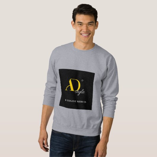 AD Style – Be Elegant With Us | Fashion Statement Sweatshirt (Vorne ganz)