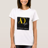 AD Style – Be Elegant With Us | Fashion Statement T-Shirt (Vorderseite)