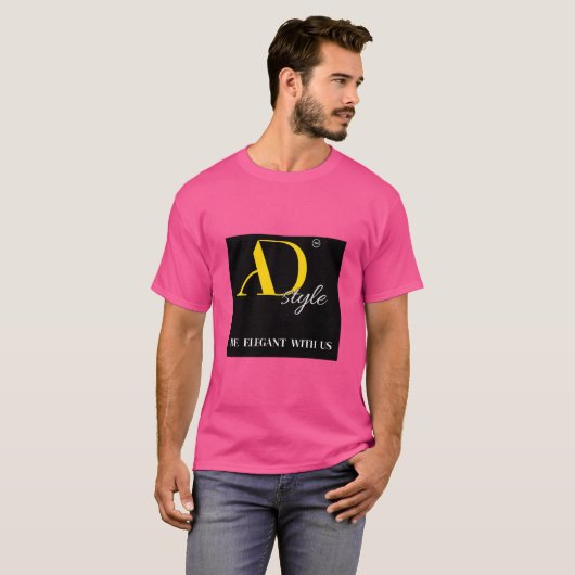AD Style – Be Elegant With Us | Fashion Statement  T-Shirt (Vorne ganz)