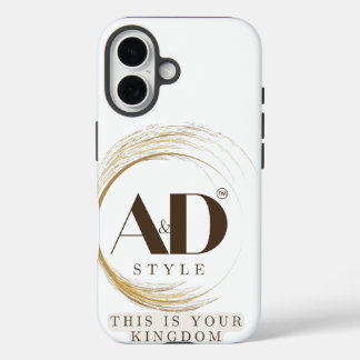 "AD Style – Dies ist dein Königreich" Premium-Desi iPhone 16 Hülle