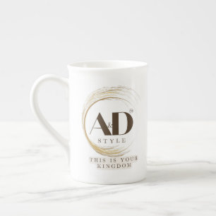 "AD Style – Dies ist dein Königreich" Premium-Desi Porzellantasse