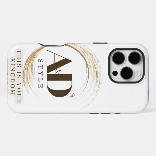"AD Style – This Is Your Kingdom" Premium Design iPhone Hülle (Rückseite (Horizontal))