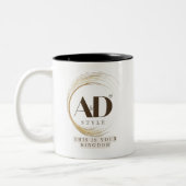"AD Style – This Is Your Kingdom" Premium Design Zweifarbige Tasse (Links)