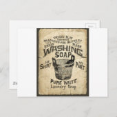 Ad-Waschseife Postkarte (Vorne/Hinten)