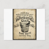 Ad-Waschseife Postkarte (Vorderseite)