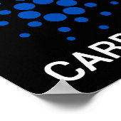 ADA Cardano Crypto Coin Poster (Ecke)