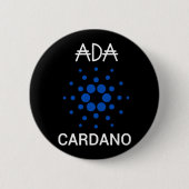 ADA Cardano Crypto Coin Poster Button (Vorderseite)