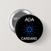 ADA Cardano Crypto Coin Poster Button (Vorne & Hinten)