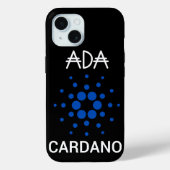 ADA Cardano Crypto Coin Poster Case-Mate iPhone Hülle (Rückseite)