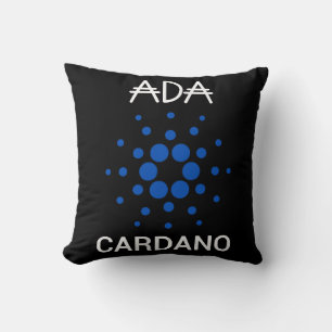 ADA Cardano Crypto Coin Poster Kissen