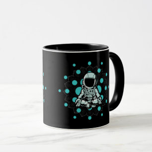 ADA Coin Kryptowährung Trade - Astronaut Cardano Tasse