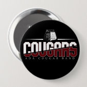Ada Cougar Band Button (Vorne & Hinten)