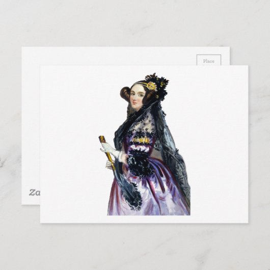 ada Countess of lovelace Postkarte (Vorne/Hinten)
