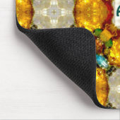 ADA ~ Golden Gems Muster ~ Personalisiert ~ Mousepad (Ecke)