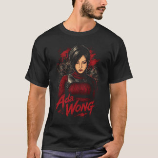 Ada Horror Wong Art 03 | Basic Dark T-Shirt