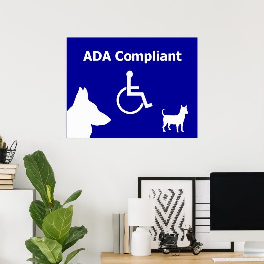 ADA-konform Poster (Heimbüro)