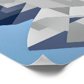 Ada Lovelace Abstrakt Portrait - Analytischer Moto Poster (Ecke)