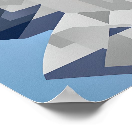 Ada Lovelace Abstrakt Portrait - Analytischer Moto Poster (Ecke)