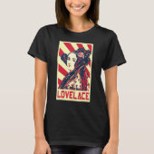 Ada Lovelace British Flag Propaganda T-Shirt (Vorderseite)