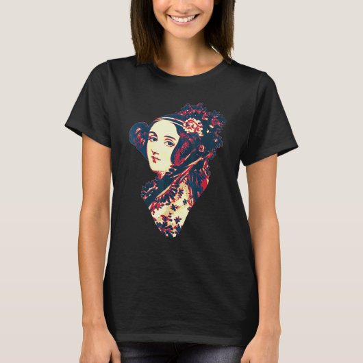 Ada Lovelace British Flag Propaganda T-Shirt (Vorderseite)