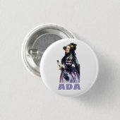Ada Lovelace Button (Vorne & Hinten)