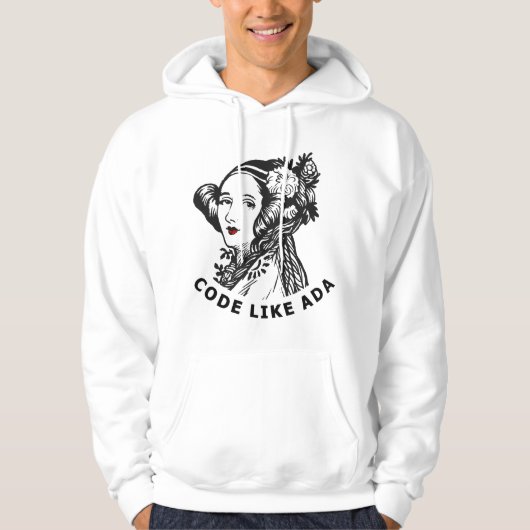 Ada Lovelace - Code wie Ada Hoodie (Vorderseite)