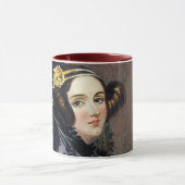 Ada Lovelace Computer-Programmiererin Kaffeetasse (Zentrum)