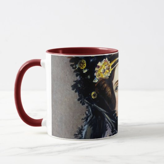 Ada Lovelace Computer-Programmiererin Kaffeetasse (Links)