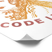 Ada Lovelace Dawn Gradient Code Like Ada  Poster (Ecke)