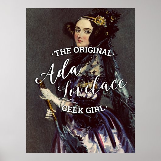 Ada Lovelace - Die originelle Griechen-Girl Poster (Vorne)