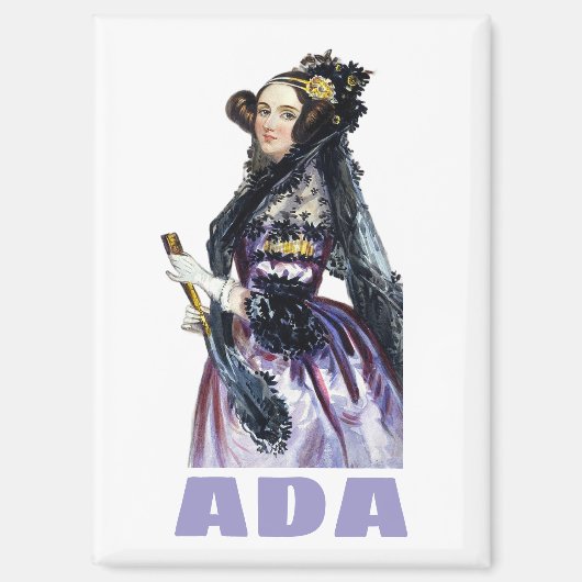 Ada Lovelace Magnet (Vorderseite)