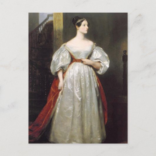 Ada Lovelace Postkarte (Vorderseite)